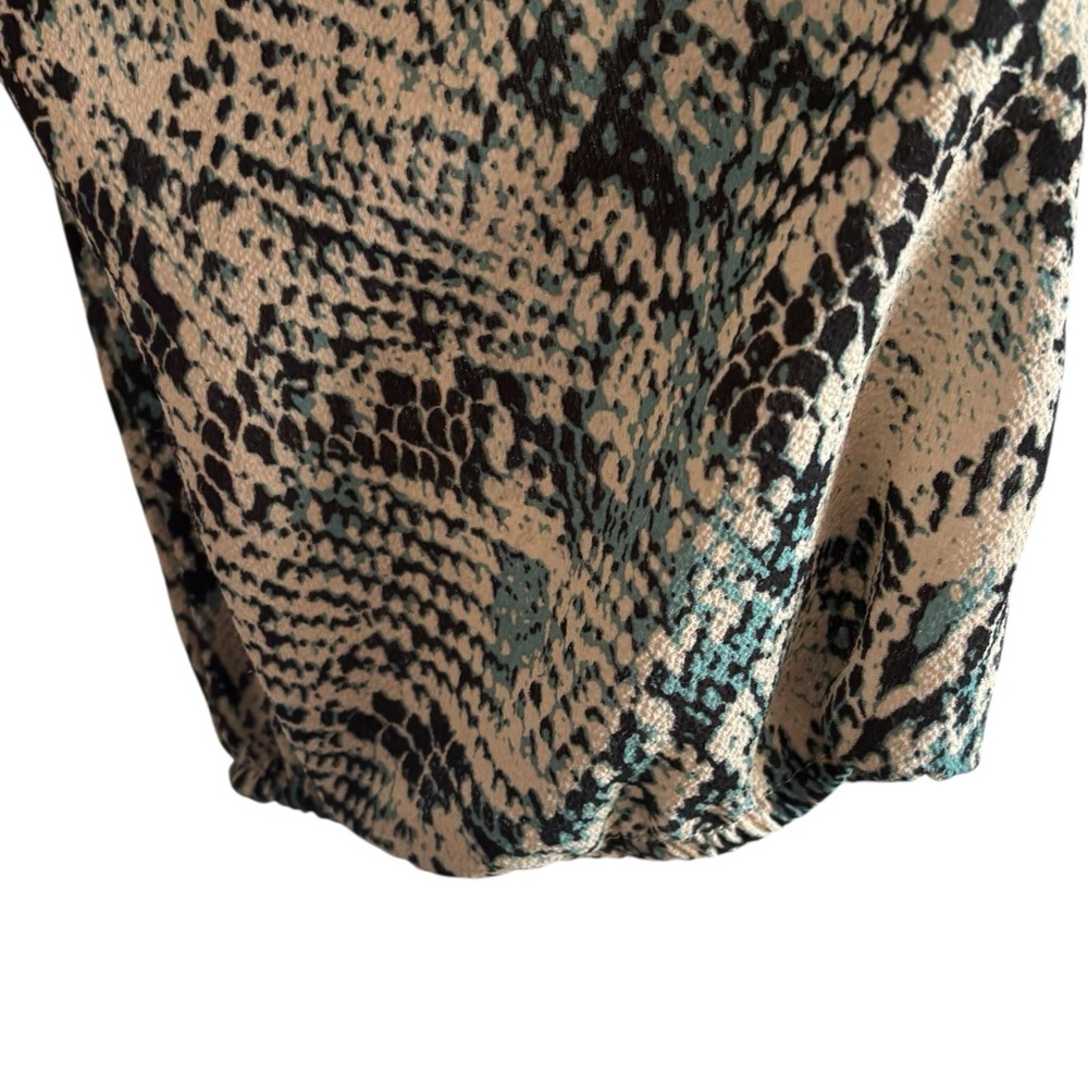 SLATE & WILLOW Phyton Printed Surplice Wrap Dress Xl - Picture 8 of 14